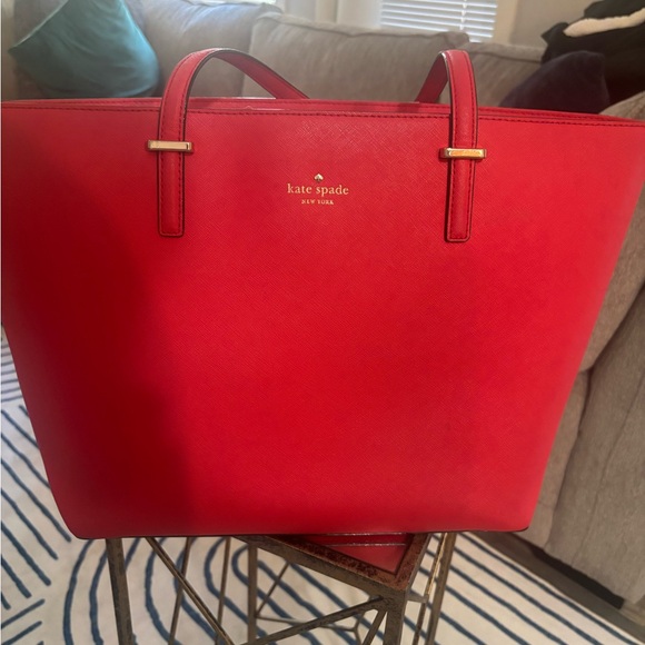 Kate Spade Vibrant Red Tote - Picture 1 of 5